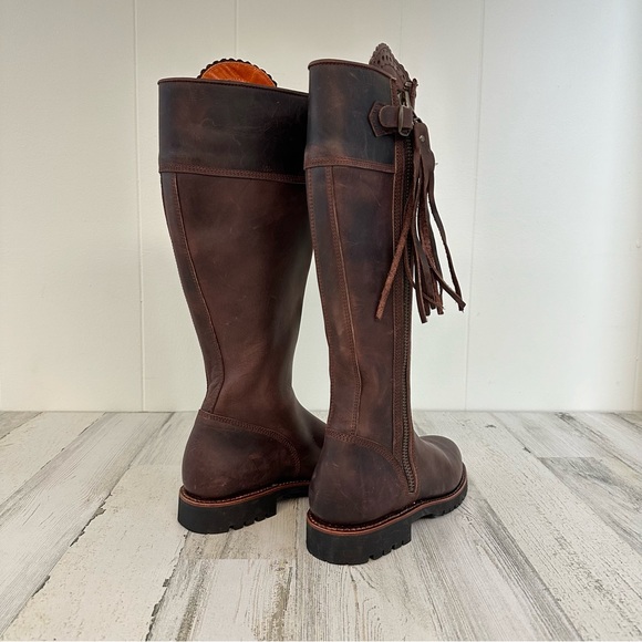 Penelope Chilvers Long Tassel Boot in Conker - Picture 7 of 16